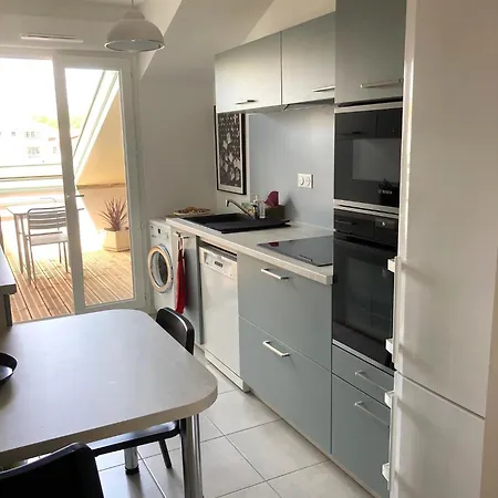 公寓 Appt 4-6 Personnes 2 Terrasses Proximite Plage Et Gare 阿卡雄